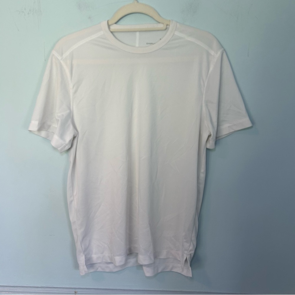Everlane Uniform White Short Sleeve T-Shirt Size Medium